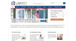 Desktop Screenshot of libertyhomeequity.com