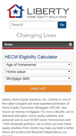 Mobile Screenshot of libertyhomeequity.com