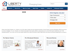 Tablet Screenshot of libertyhomeequity.com